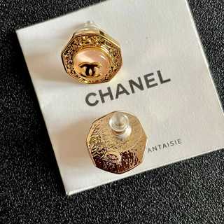 Chanel Classic Medallion CC Earrings