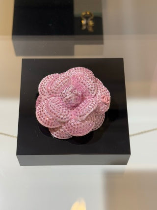 Chanel Camellia Pattern Flower Brooch – Elegant Luxury Fashion Accessory