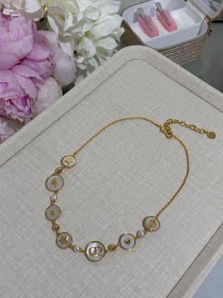 Dior Celestial Medallion Charm Necklace