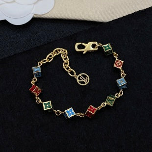 Louis Vuitton Color Blossom Charm Link Bracelet