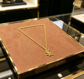 YSL Cassandre Bold Chain Necklace