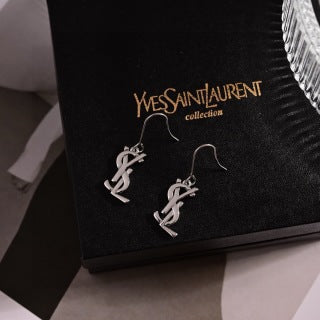 YSL Cassandre Signature Drop Earrings